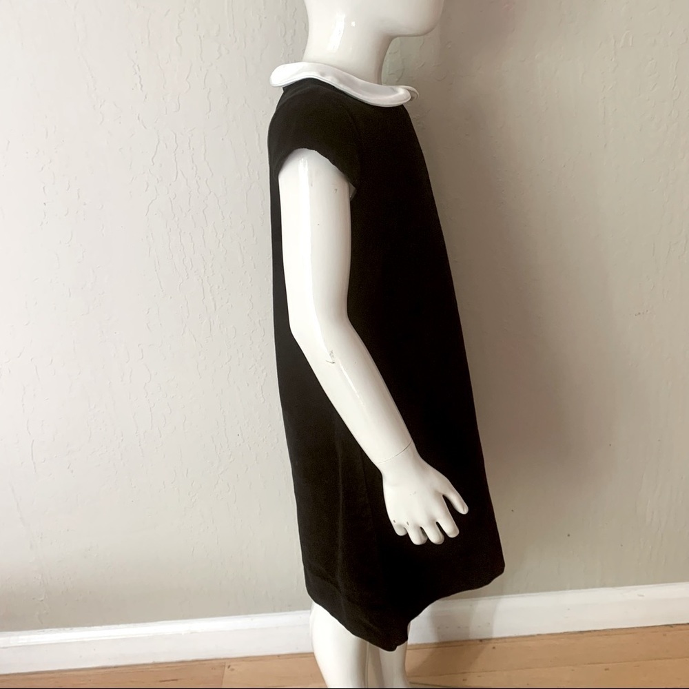 BUSY BEES Black Velvet Shift Dress Special Occasion Holiday Party Classic Size 5 - Picture 5 of 12